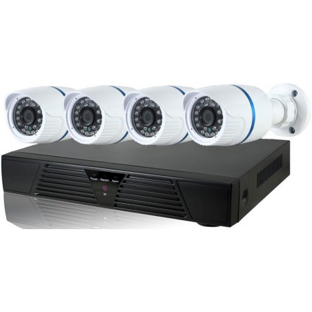 Videoövervakningspaket, 4 kanaler, NVR