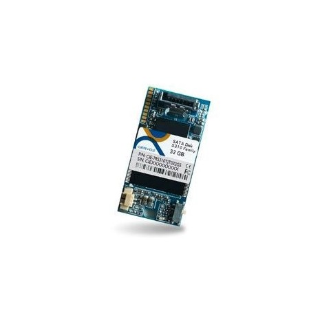 Industriellal Flash 32GB, DOM SATA MLC XL med utillökatill tillemperatillur -40 ~ + 85 ° C för horisontillell (vänstiller) monti