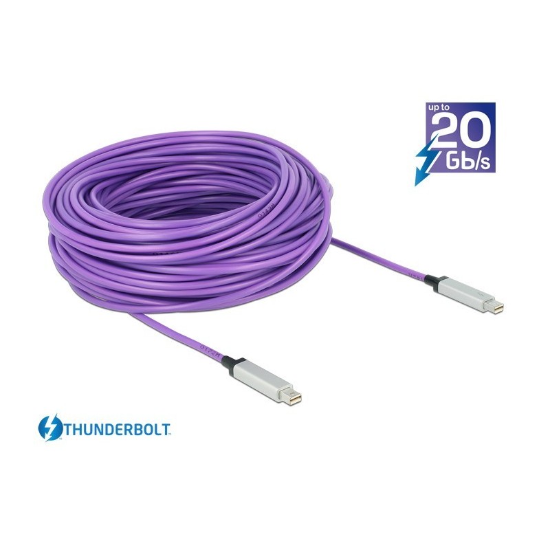 Optisk Thunderbolt datakabel 10 Gbit han-han, AWG 36, 10mforThunder...