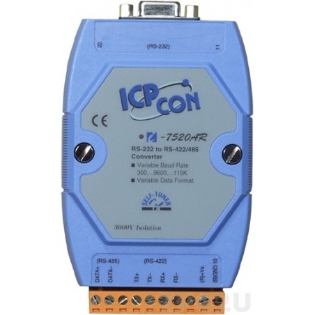 I-7520AR CR ICP DAS - Optoisolerad RS232 till RS485-omvandlare