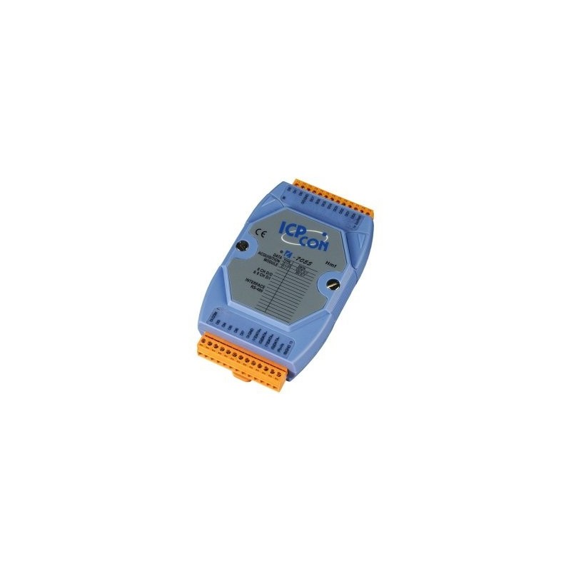 ICPDAS I-7055 is a module with 8 digital inputs, 8 digital outputs via RS485 bus, industrial management tasks