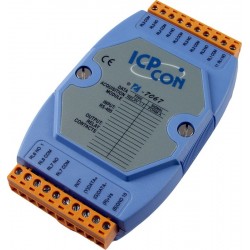 ICPDAS I-7067 is a module with 7 x relay outputs COM NO. Dry relay contacts for 24VDC / 1A, 120VAC / 0.5A RS485 bus
