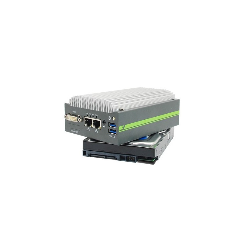Compact Fanless Embedded PC with PoE - Intel Atom E3845