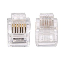 RJ12 modularstik 6P6CforTelefonkabel og stik