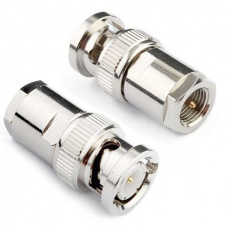 FME hane till BNC hane adapter