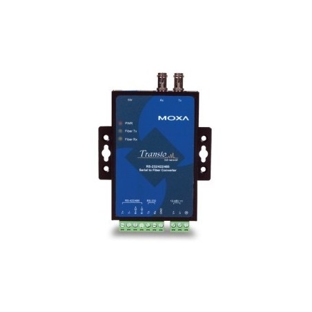 RS232 / RS422 / 485 för Fiber ST-omvandlare - MOXA TCF-142-M