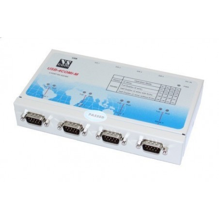 USB till 4 x RS422/485-omvandlare för USB - RS232/422/485
