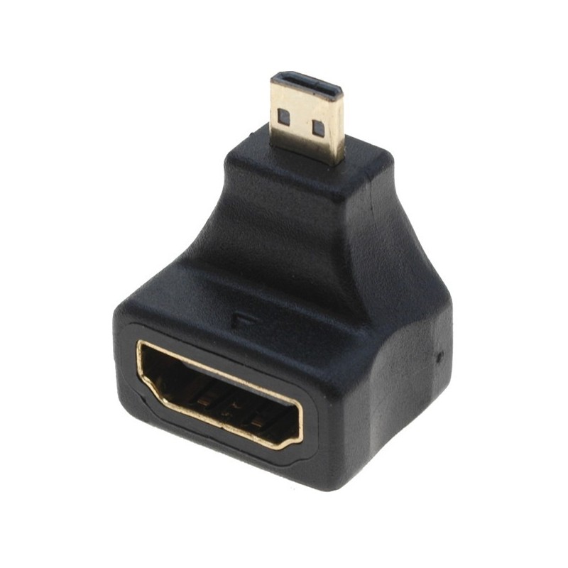 HDMI Angle Connector - HDMI Male to HDMI A Female - DANBIT