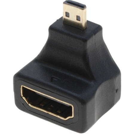 HDMI Vinkelstik - HDMI Male til HDMI A Female - Binär Teknik AB