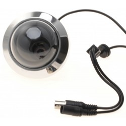 High resolution analog mini Dome camera in stainless steel and IP67
