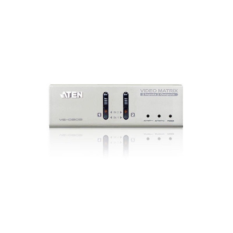 ATEN VS0202 - 2 x 2 VGA/Audio Matrix Switch