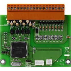 Expansion module for L-CON-LOG-x series. 8 digital inputs, Wet, 0 - + 50VDC, 8 x Digital outputs