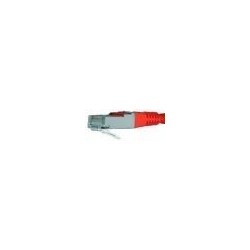 Shielded Cat 5 Crossed Network Cable, 30m, Red, AWG24