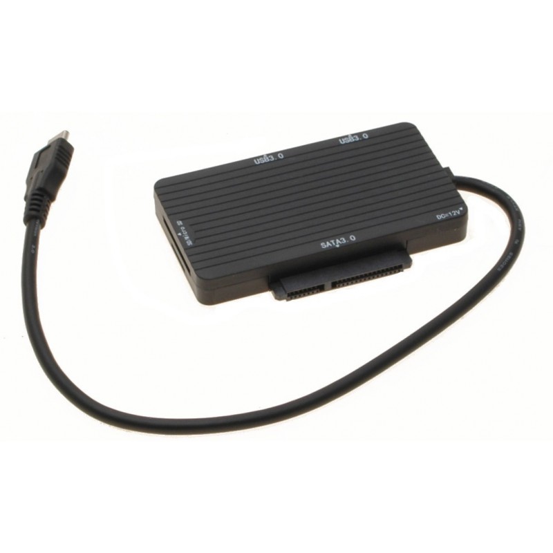 USB3 plug & play multifunktionel 3 i en Hub, kortlæser og konverter...