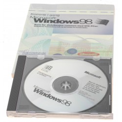 Win 98 komplett med diskett- och CD-licens