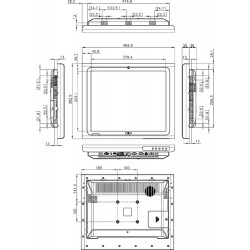 19\" Industriel Panel PC, i7 2.66GHz Intel 620MforPanel PC