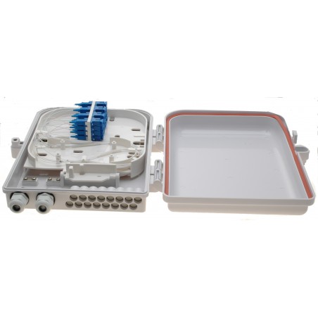 Fiberavslutningslåda för SC -fiberkablar med 16 utgångar - Danbit A/S