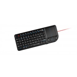 Wireless mini keyboard, Bluetooth with touchpad and laser pointer, ...