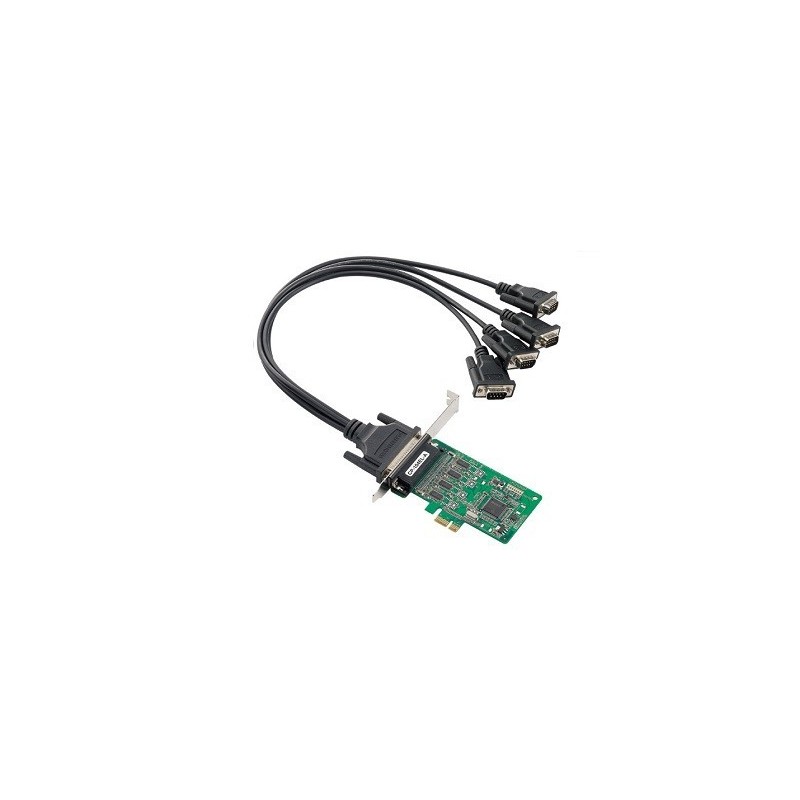 PCI Express 4x Serial card RS232 high low profile Windows 7, 8, Server 2008 R2, 2012, 2012 R2, 2016.2000, 2008, Vista, XP, DOS