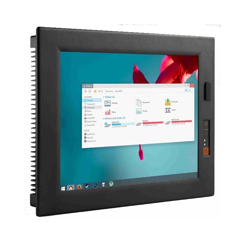 Industriel Panel PC 15\" i5 CPU, IP65 tæt frontforPanel PC