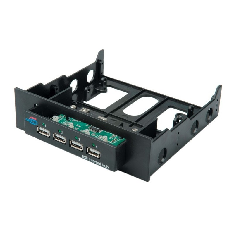 3.5" or 5 1/4" USB hub for installation in PC 4 port USB hub
