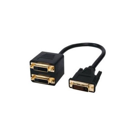 DVI splitter kabel 1 DVI til 2x DVI