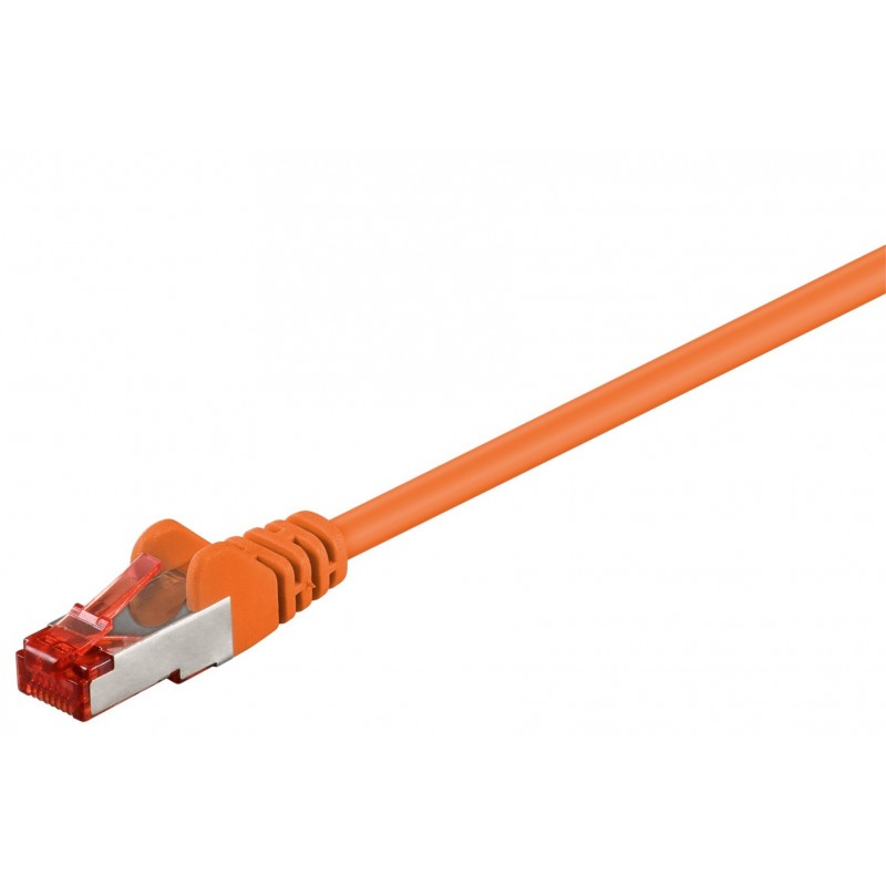 Netværkskabel RJ45 Kat.6 S/FTP (PiMF), skærmet, LSZH halogenfri, or...