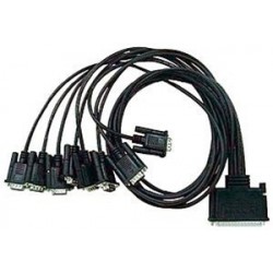 MOXA CBL-M62M9X8-100 Splitter cable DB62M to 8x DB9M fits CP-168U and C218 Tubo