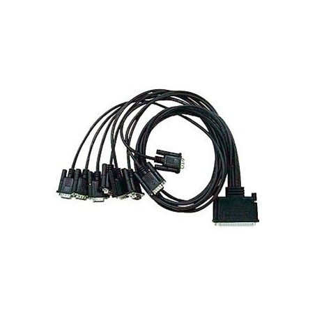 MOXA CBL-M62M9X8-100 Splitterkabel DB62M till 8x DB9M passar CP-168U och C218 Tubo