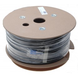 optical Armored fiber cable, Multi mode, LC-LC, 2m, 62.5/125my, Black, LSZH, Duplex