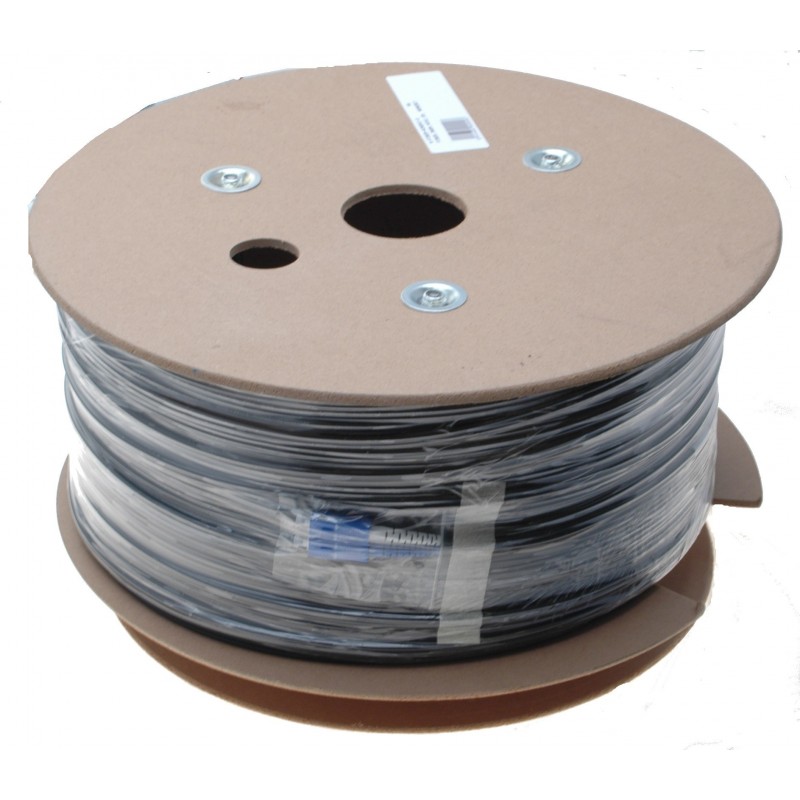 optical Armored fiber cable, Multi mode, LC-LC, 2m, 62.5/125my, Black, LSZH, Duplex