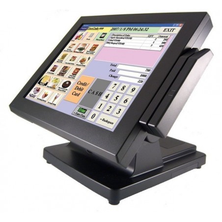 15" POS Panel PC, ATOM CPU, All-in-one, fläktlös