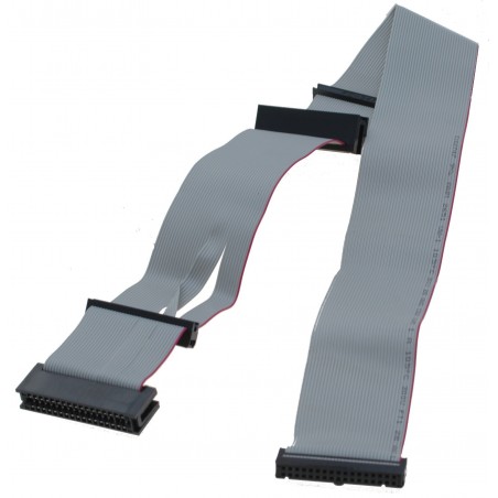 Floppykabel, 3 X 34 poletill IDC kontakt, AWG28, 40 cm