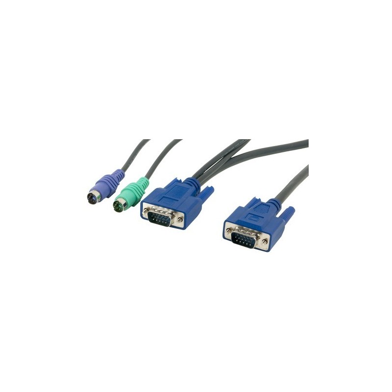 KVM Combi Cable PS/2+VGA to DB15HD, 6m (CBM600H)forAccessories