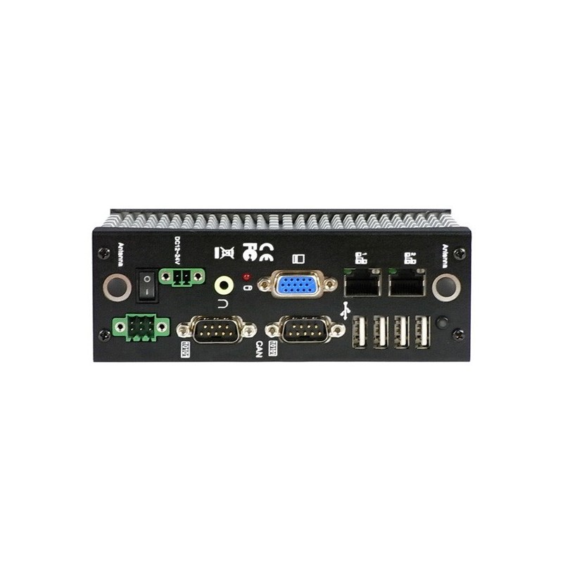 Embedded mini PC for DIN rail mounting - 3½ ATOM N2600, USB, RS232, 485, CAN