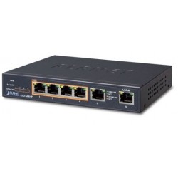 POE 6 port switch 4 x 10/100/1000Mbit Gbit RJ45 + 2 uplink
