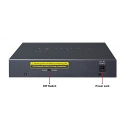POE 6 port switch 4 x 10/100/1000Mbit Gbit RJ45 + 2 uplink