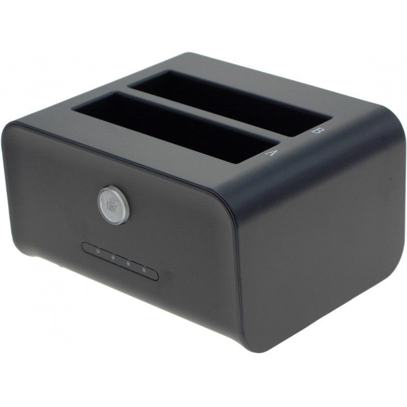 Hard disk copier - 2 x SATA 3½ - USB 3.0 interface (Stand alone unit)