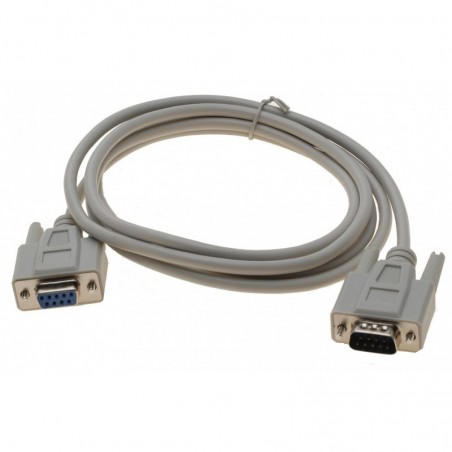 Nullmodem RS232 COM-kabel DB9 hane-hona, 0,5m