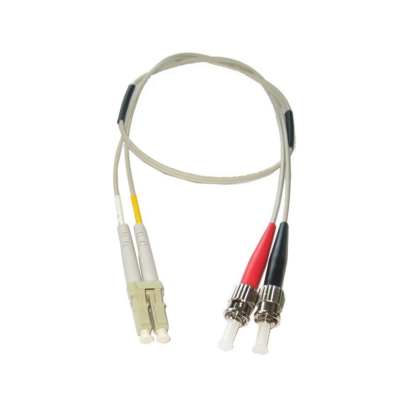 10m LC / ST multimode converter fiber cable, LSZH, duplex - DANBIT