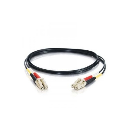 Slitstark 5 m bepansrad multilägesfiberkabel, LC-LC Duplex