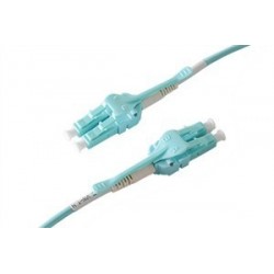 Uniboot OM3 Aqua Fiber Cable 1m LC-LC Duplex, Multi-mode