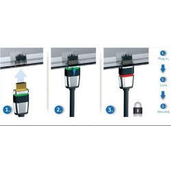 High-Speed 4K HDMI 2.0 Cable with Lock - Ethernet, ARC, 3D - 3m Length