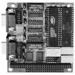 Axiomtek PC104 module with 2x RS422/RS485 module AX10445B