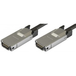 InfiniBand network cable CX4 - black, 2 meters - DANBIT A / S