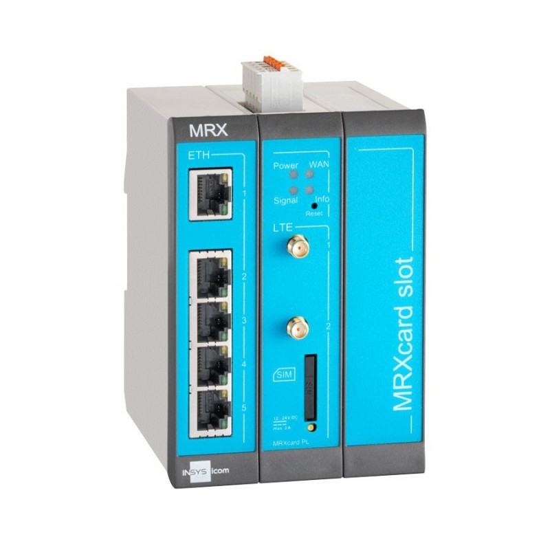 INSYS MRX3LTE Router Sale - 3 Slots, LTE, Linux Support