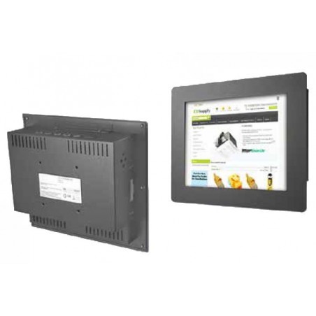 12 "skärm med IP65 nära framsida med transflektiv LCD och läsbar i solljus