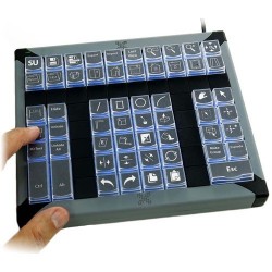 X-Keys 60-Key Programmable KVM Keyboard with Backlight USB