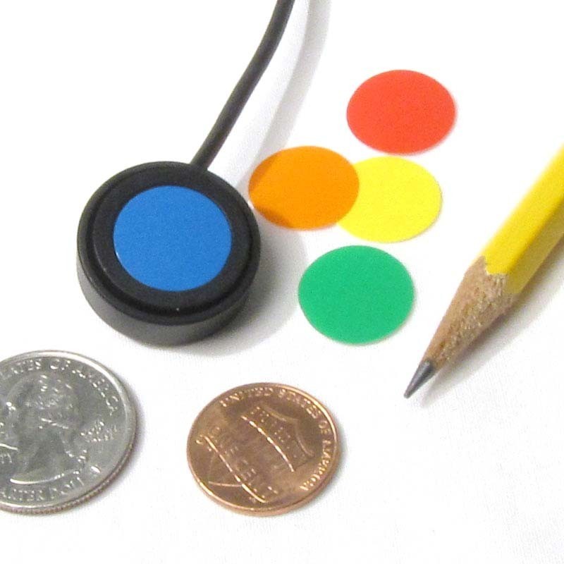 X-keys XK-A-1010-R, USB-omkopplare kontakt - Tillgångar med fingrar, fötter eller knän