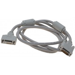 DVI cable. Analogue DVI male - DVI female, 28 AWG, gray, 2m